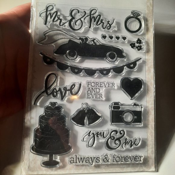 Echo Park Paper Company Mr & Mrs Stamp - Picture 5 of 8